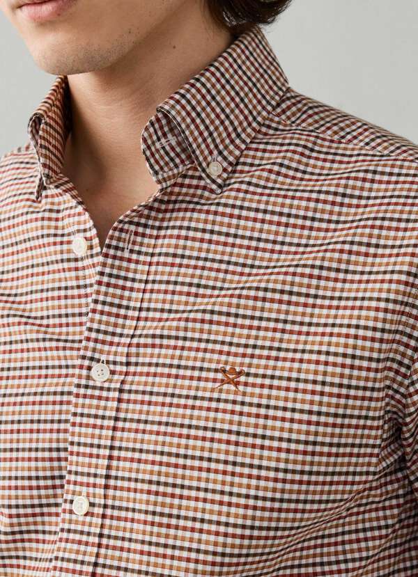 Tailored Fit Tri-Colour Gingham Shirt - 2 Tailored Fit Tri-Colour Gingham Shirt - 2