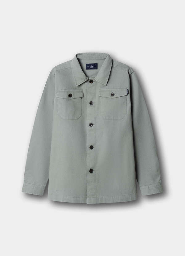 Classic Fit Flap Pocket Overshirt Classic Fit Flap Pocket Overshirt