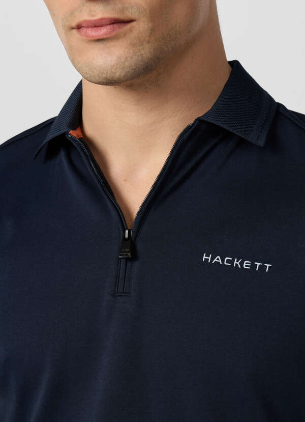 Classic Fit Short Sleeve Quarter Zip Polo - 2 Classic Fit Short Sleeve Quarter Zip Polo - 2