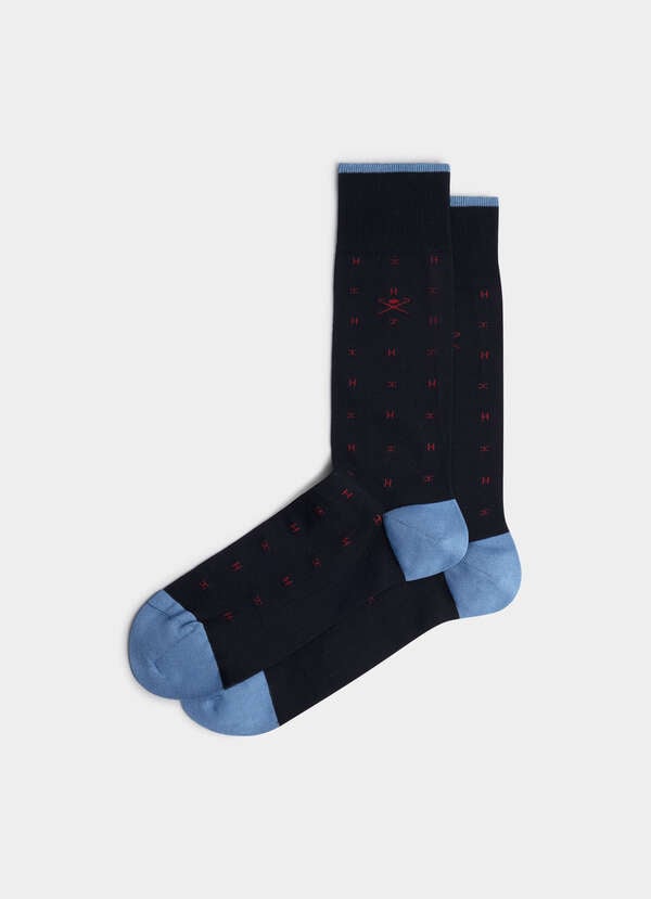 Mercerised Cotton Jacquard H Socks Mercerised Cotton Jacquard H Socks