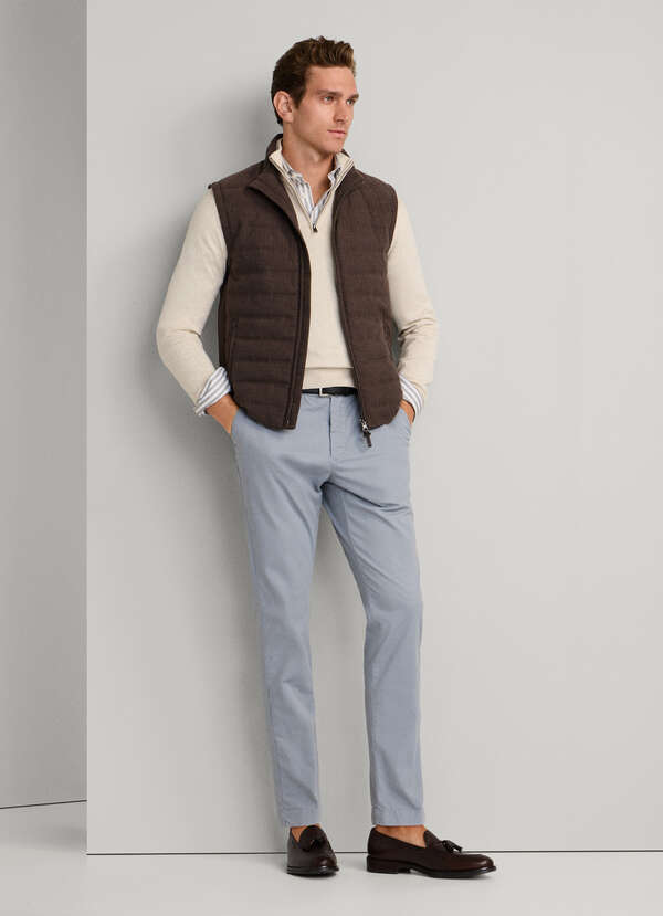 Slim Fit Kensington Textured Chino