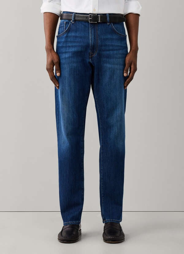 Classic Fit Vintage Wash Denim - 2