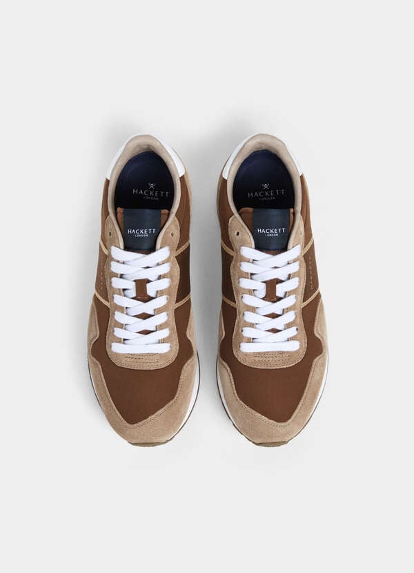 Keston Symbol Leather and Suede Trainers - 2 Keston Symbol Leather and Suede Trainers - 2