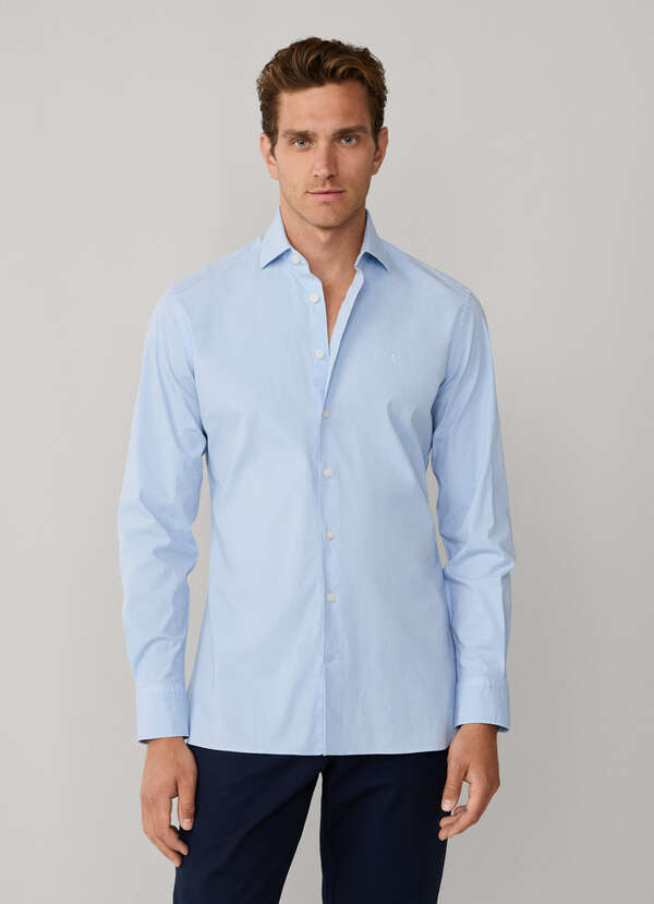 Tailored Fit Stretch Poplin Shirt - 2