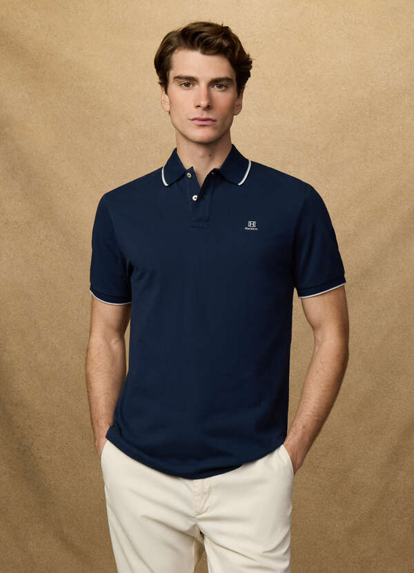 Classic Fit Short Sleeve Tipped Polo - 2