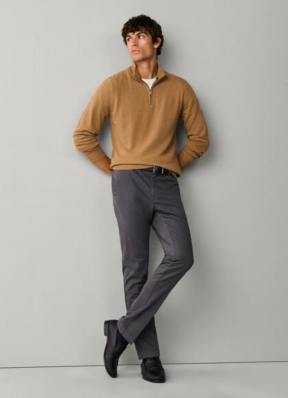 Slim Fit Kensington Stretch Cotton Chino