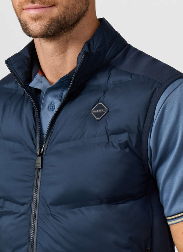 Lightweight Quilted Hybrid Sweat Gilet - 2
