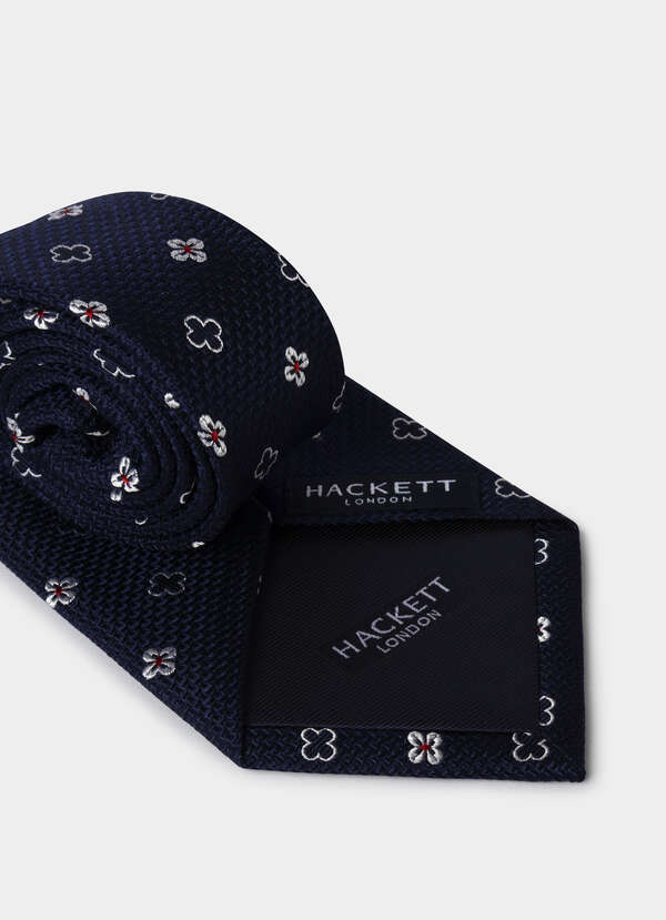 Geometric Flower Silk Tie - 2 Geometric Flower Silk Tie - 2