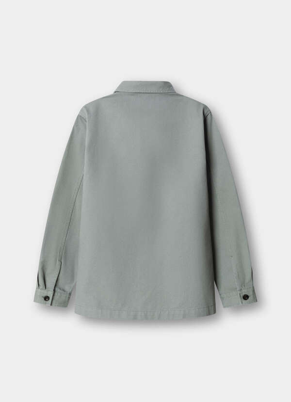 Classic Fit Flap Pocket Overshirt - 2 Classic Fit Flap Pocket Overshirt - 2