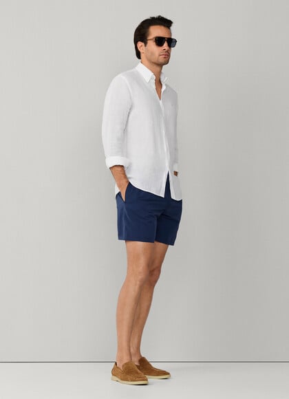Tailored Solid Colour Swim Shorts
