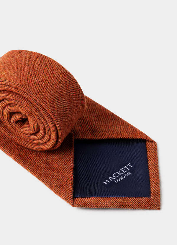 Wool-Silk Solid Twill Tie - 2