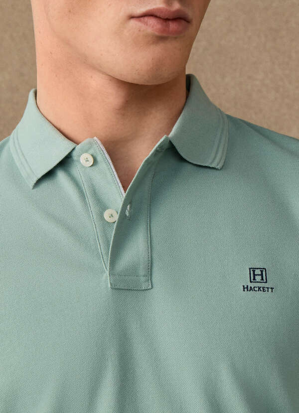 Classic Fit Short Sleeve Tipped Polo - 2
