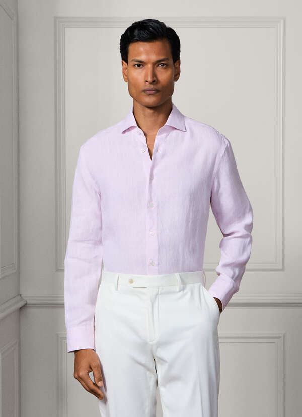 Tailored Fit Linen Shirt - 2 Tailored Fit Linen Shirt - 2