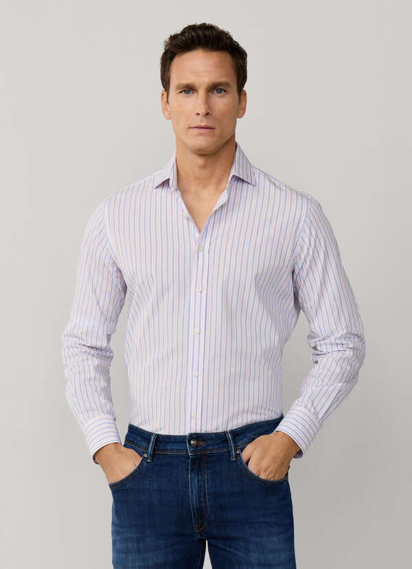 Classic Fit Regimental Stripe Shirt - 2 Classic Fit Regimental Stripe Shirt - 2