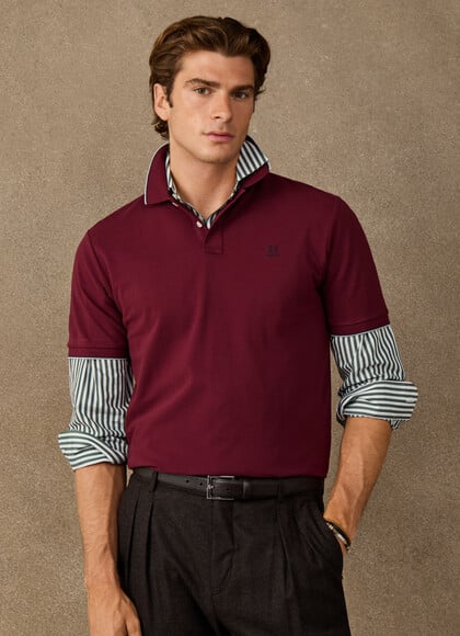 Classic Fit Short Sleeve Tipped Polo