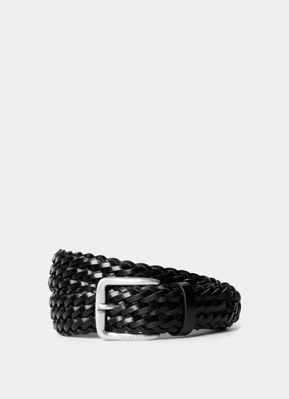 Leather Plait Belt