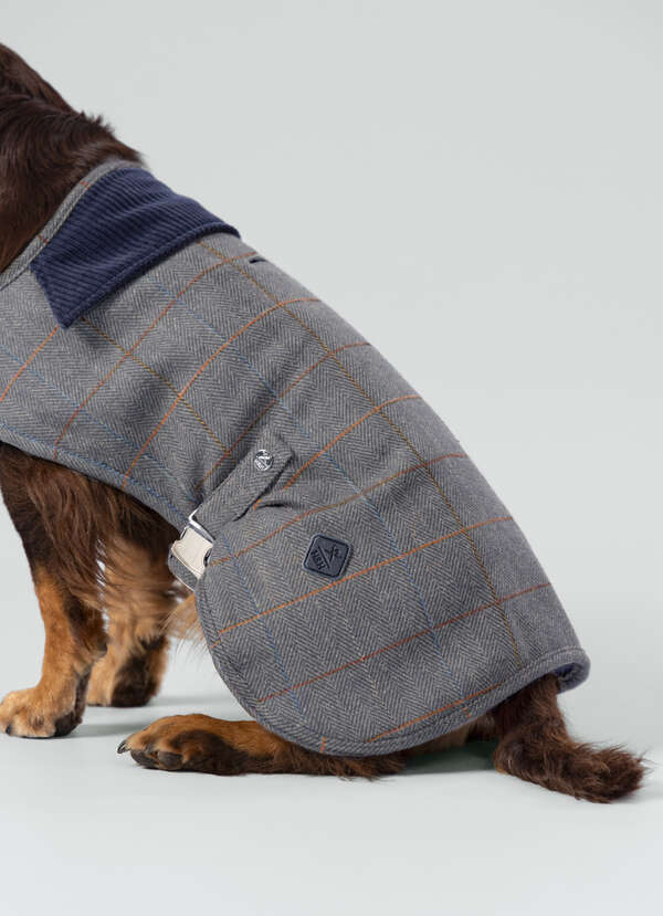 Tweed Herringbone Dog Jacket - Medium - 2 Tweed Herringbone Dog Jacket - Medium - 2