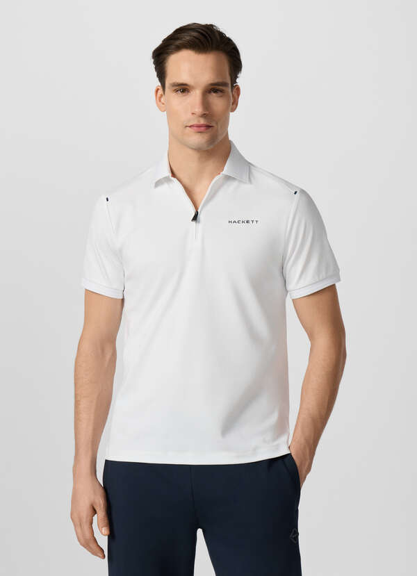 Classic Fit Short Sleeve Quarter Zip Polo - 2