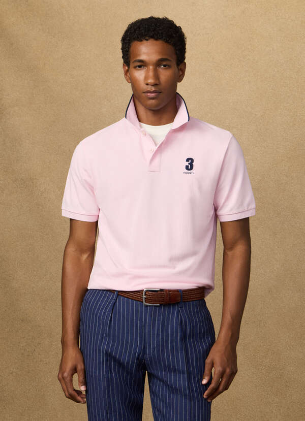Classic Fit Short Sleeve Number Polo