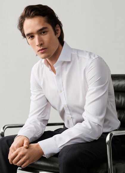 Tailored Fit Formal Oxford Shirt