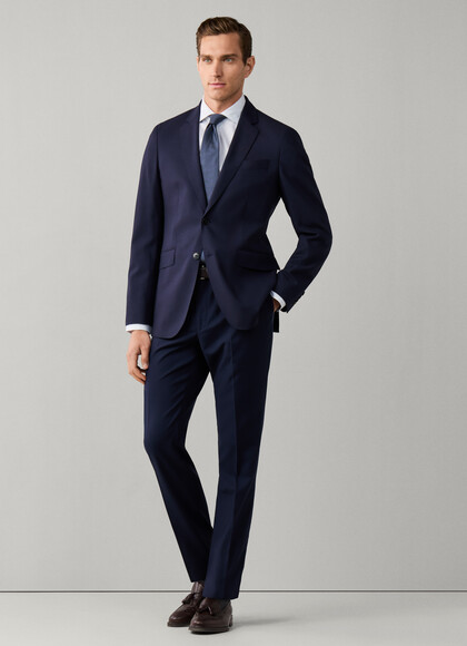Wool Stretch Travel Trouser -Woven in Italy