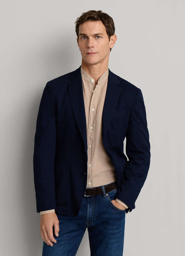 Ultra Lightweight Pique Knitted Blazer Ultra Lightweight Pique Knitted Blazer