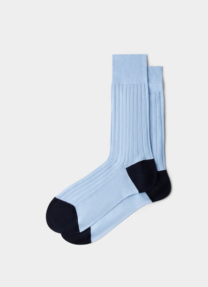 Mercerised Cotton Socks Short