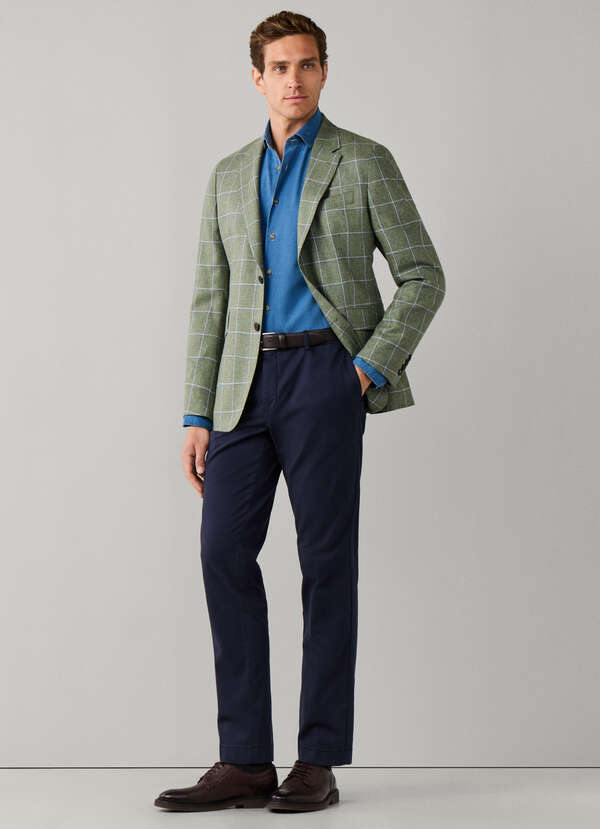 Slim Fit Kensington Stretch Cotton Chino