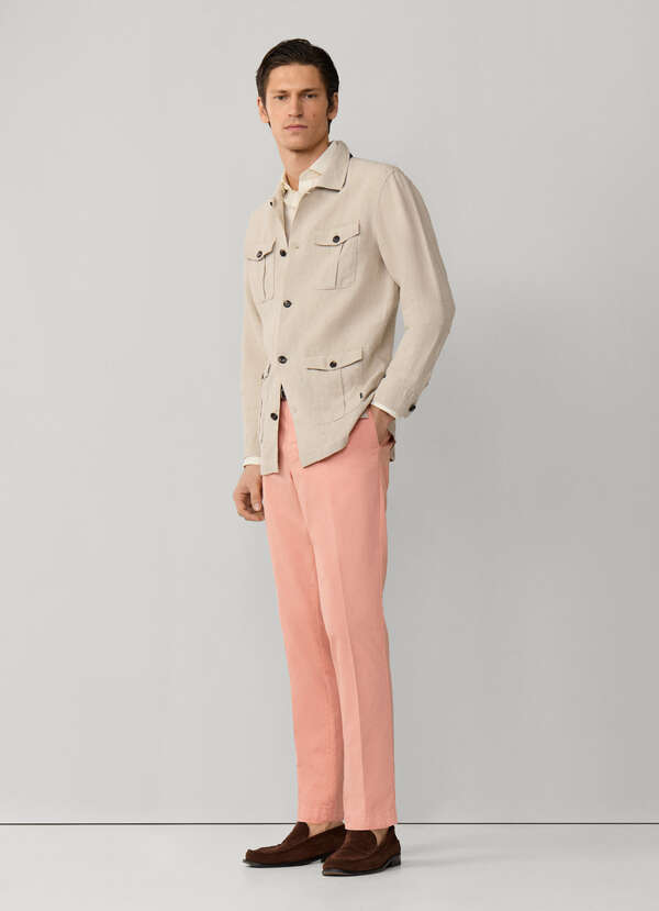 Slim Fit Kensington Stretch Cotton Chino