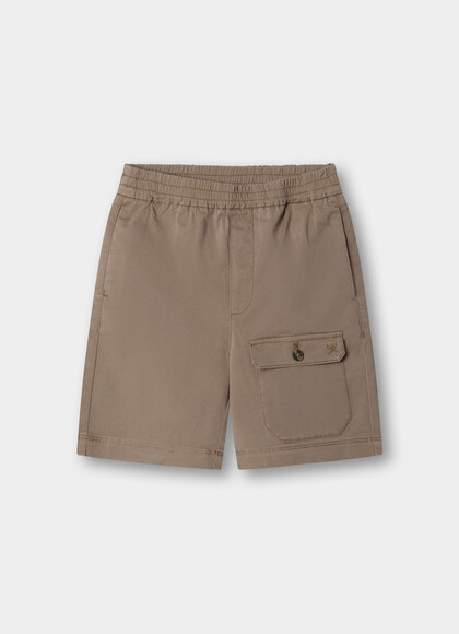 Classic Fit Washed Cargo Short