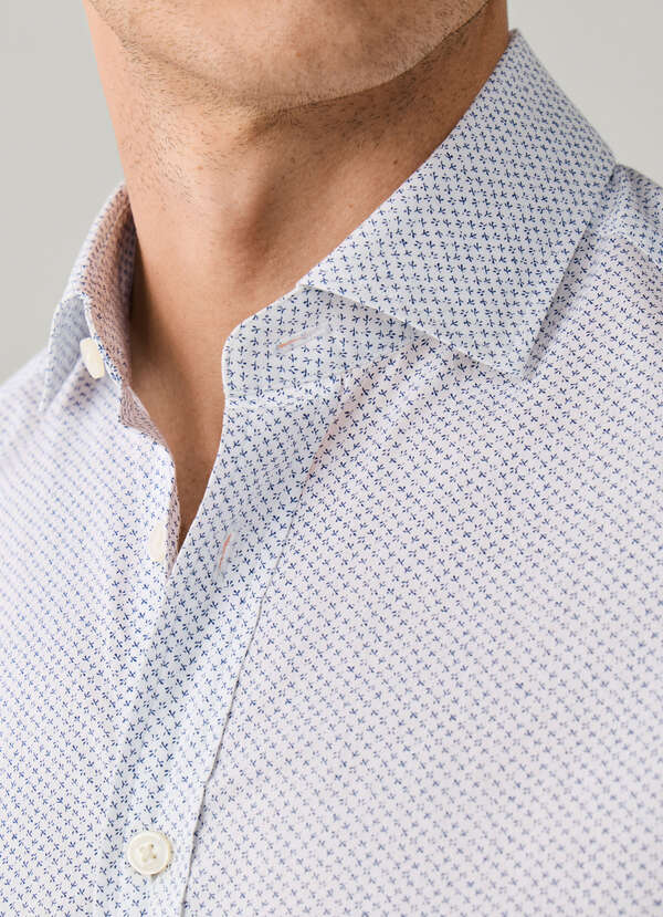 Tailored Fit Floral Print Shirt - 2