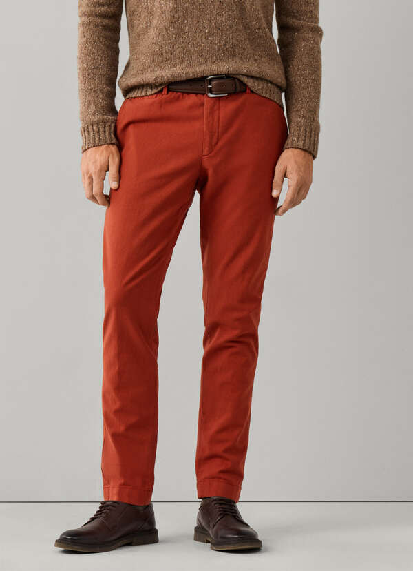Slim Fit Kensington Textured Trousers - 2 Slim Fit Kensington Textured Trousers - 2