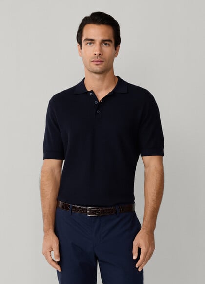 Classic Fit Short Sleeve Knit Polo