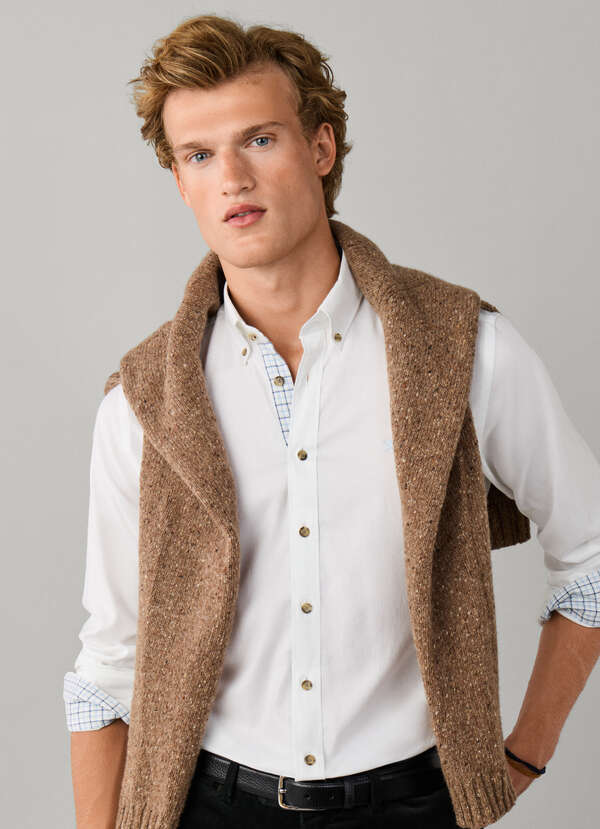 Tailored Fit Multi Trim Flannel Shirt