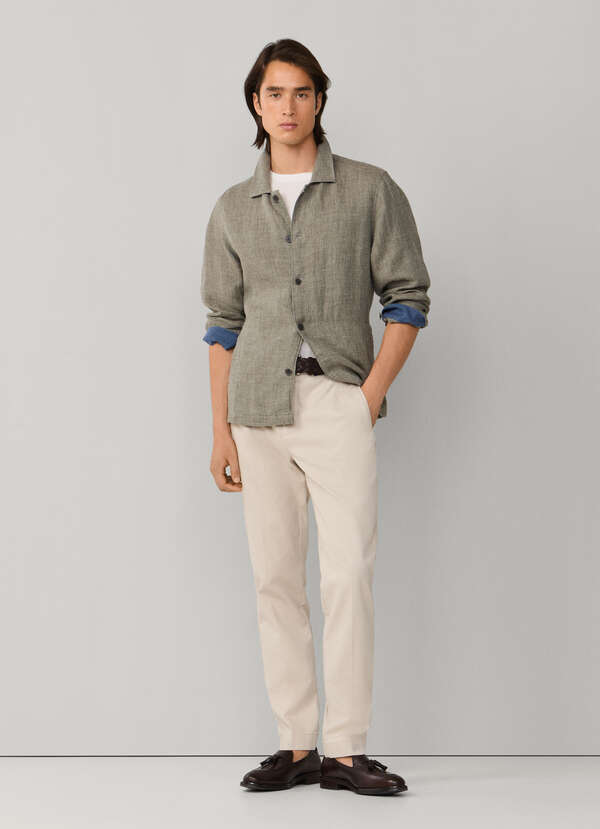 Sloane Tapered Fit Tricotine Trouser