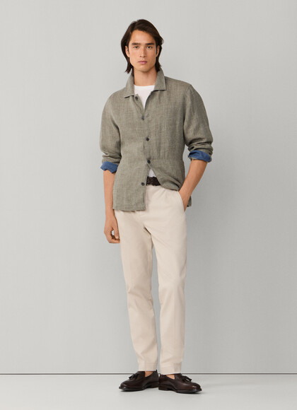 Sloane Tapered Fit Tricotine Trouser