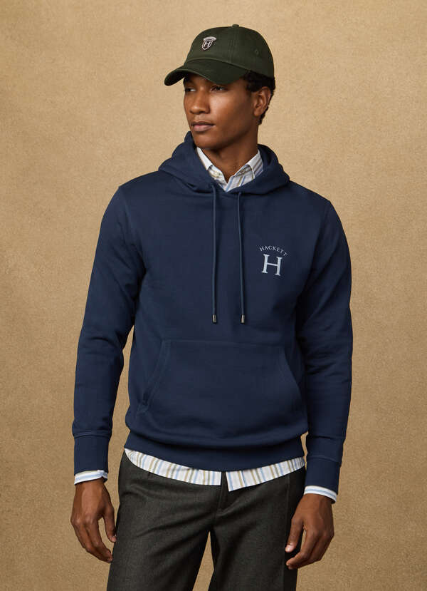 Classic Fit Branded Hooded Sweat Classic Fit Branded Hooded Sweat