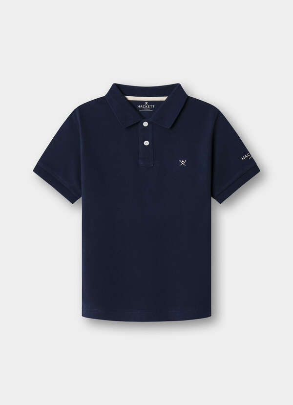 Classic Fit Short Sleeve Branded Logo Polo