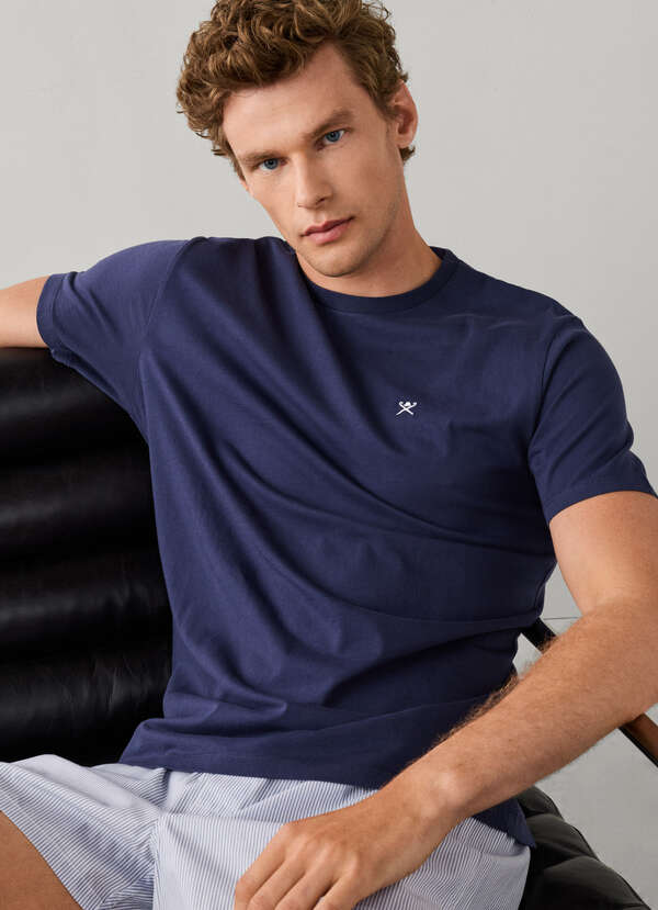 Short Sleeve Cotton Jersey Lounge T-Shirt