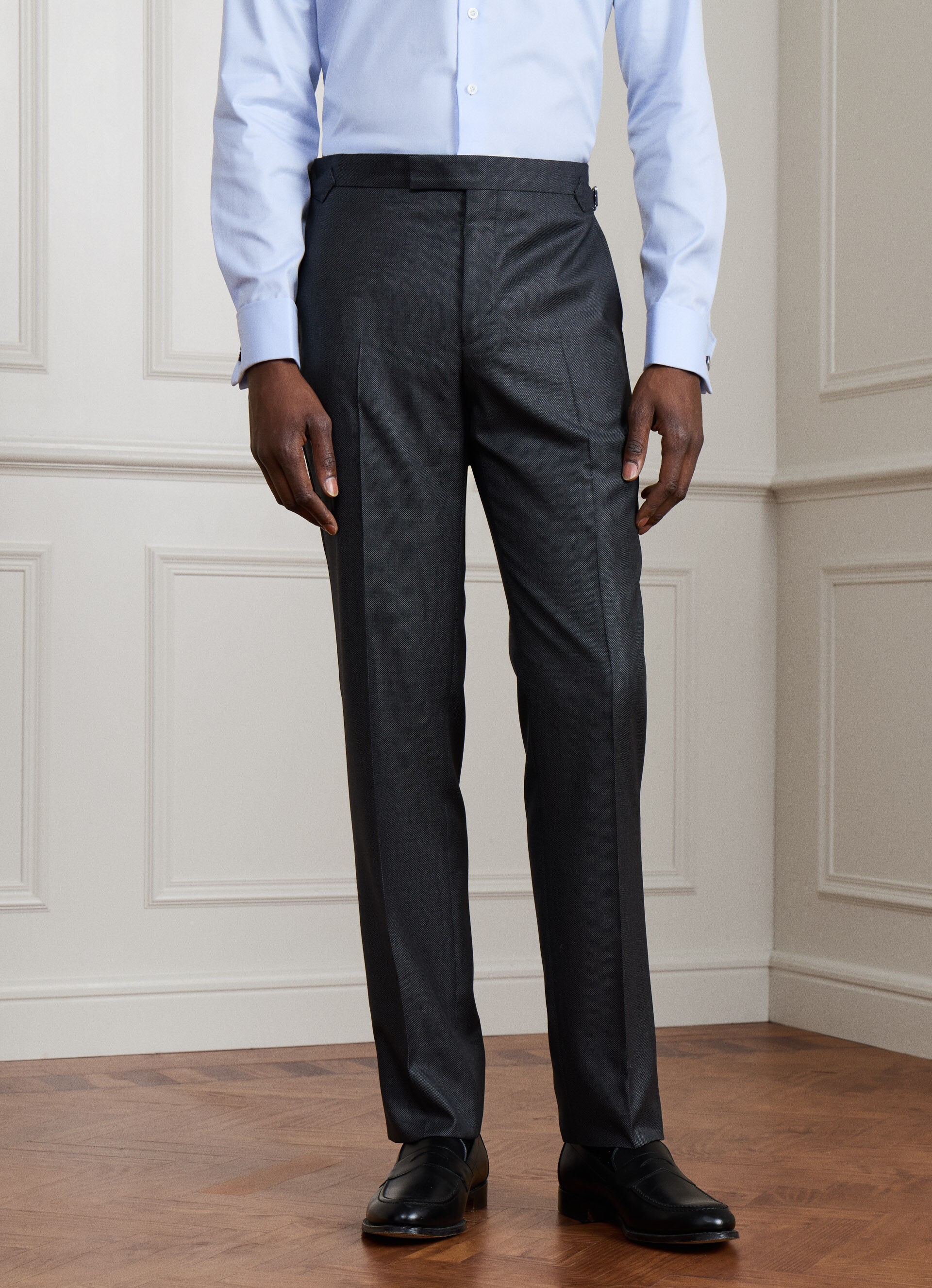 Wool Birdseye Suit - Woven In Italy | Hackett London