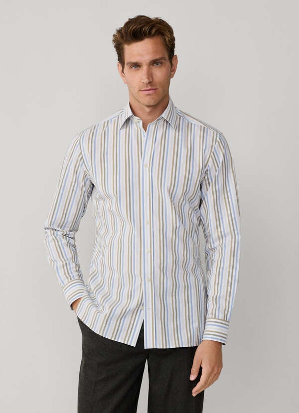 Tailored Fit Bengal Stripe Shirt - 2 Tailored Fit Bengal Stripe Shirt - 2