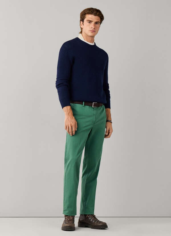 Tailored Fit Sanderson Stretch Cotton Chino Tailored Fit Sanderson Stretch Cotton Chino