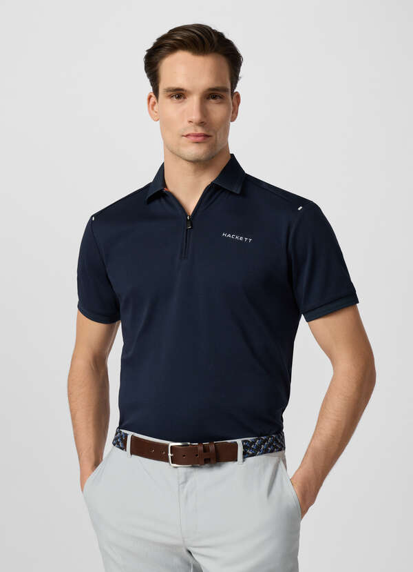 Classic Fit Short Sleeve Quarter Zip Polo Classic Fit Short Sleeve Quarter Zip Polo
