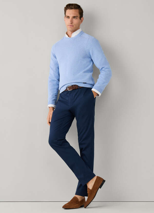 Slim Fit Kensington Ribbed Stretch Chino