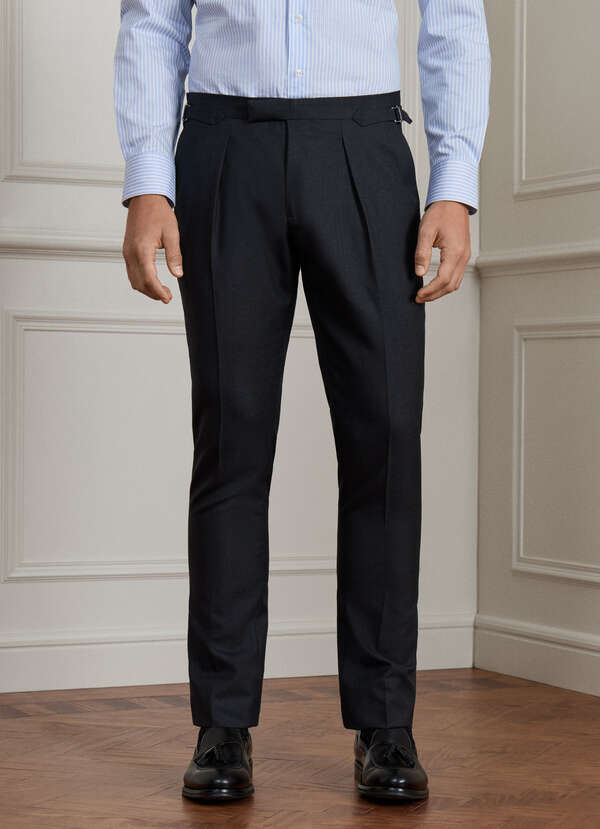 Tropical Wool Formal Trouser-Woven in Italy - 2