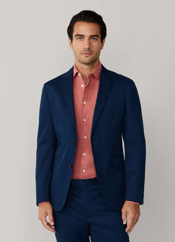 Stretch Cotton Silk Blazer - 2