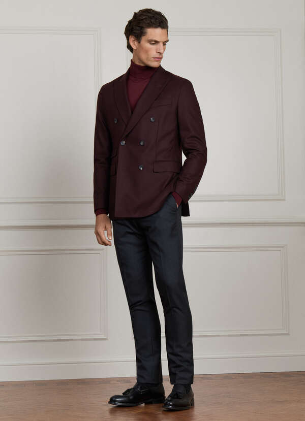 Tropical Wool Formal Trouser-Woven in Italy