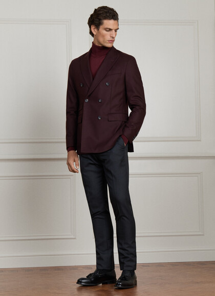 Tropical Wool Formal Trouser-Woven in Italy