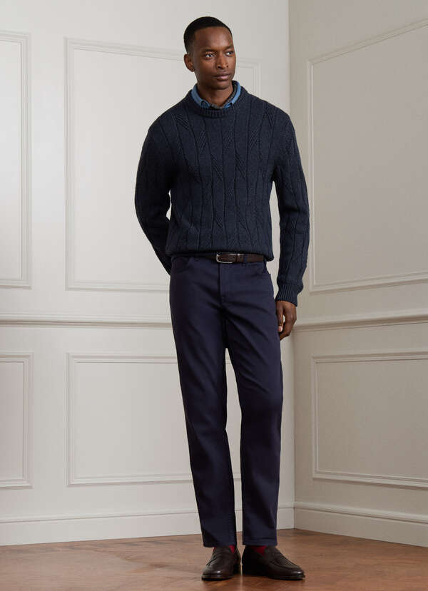 Regular Fit Garment Dyed 5 Pocket Trouser Regular Fit Garment Dyed 5 Pocket Trouser
