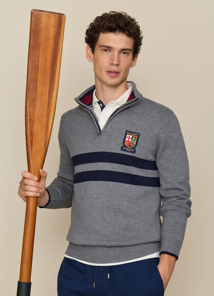 Cotton LRC Quarter Zip Jumper